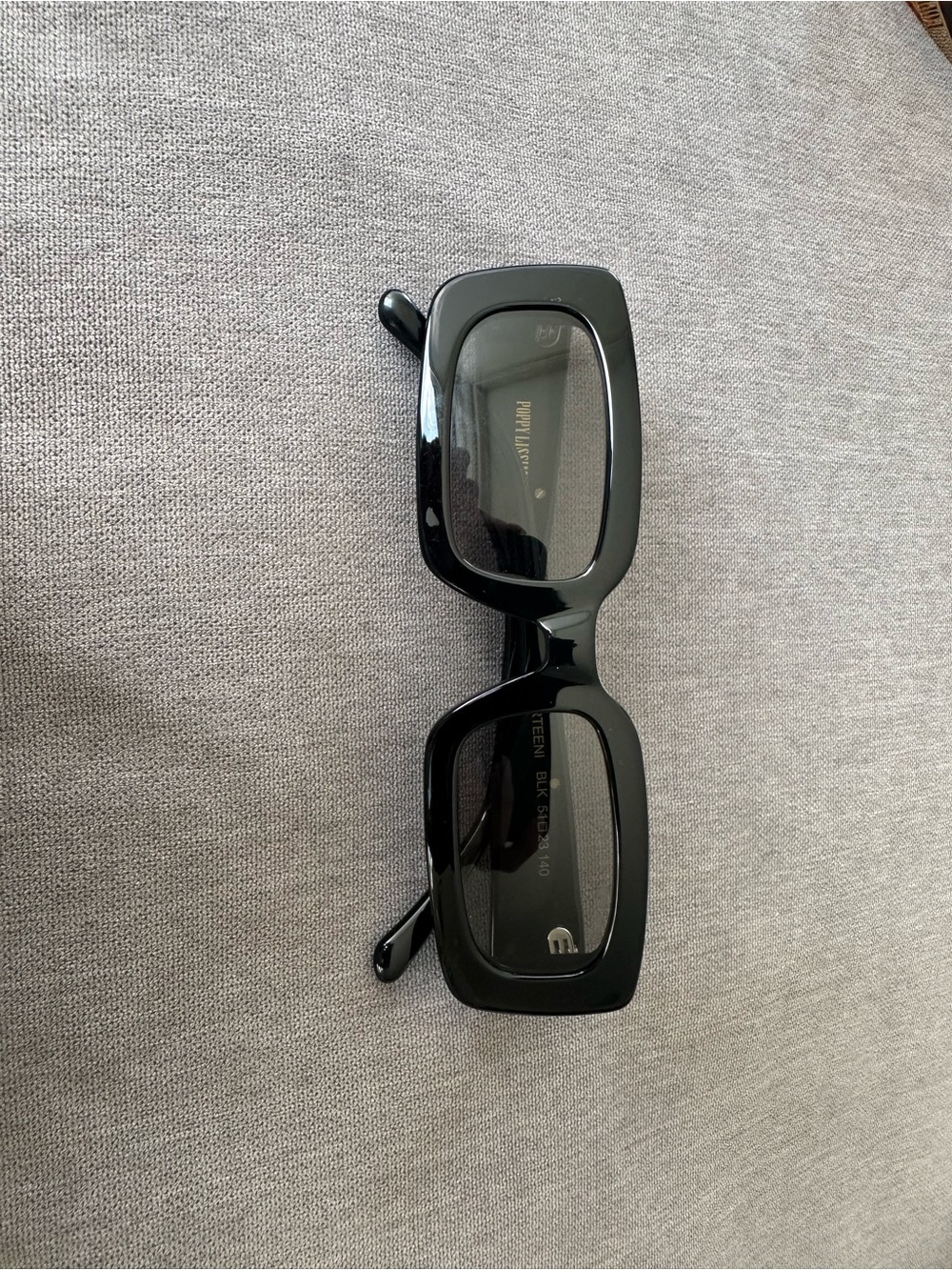 Classic Black Rectangular Women's Sunglasses